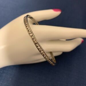Stamped 925 Sterling Silver Bracelet with Zirconias